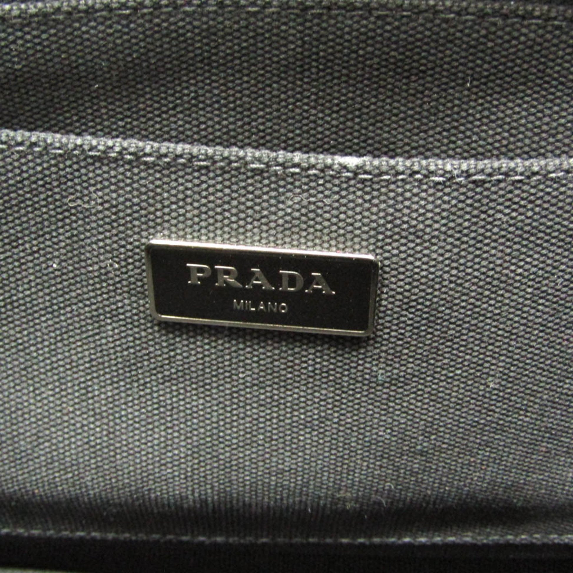 Prada Canapa, Khaki, Canvas, tote