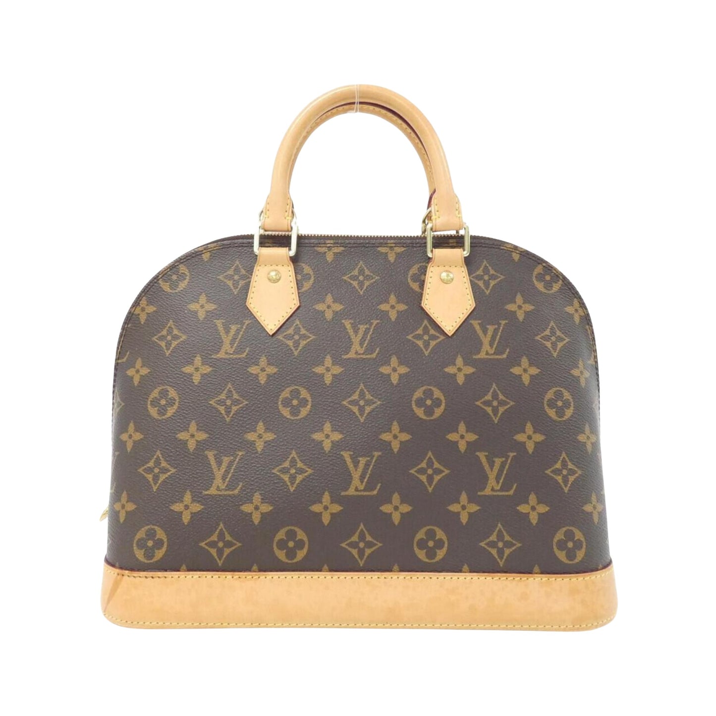 Louis Vuitton Alma, Brown, Canvas, handbag