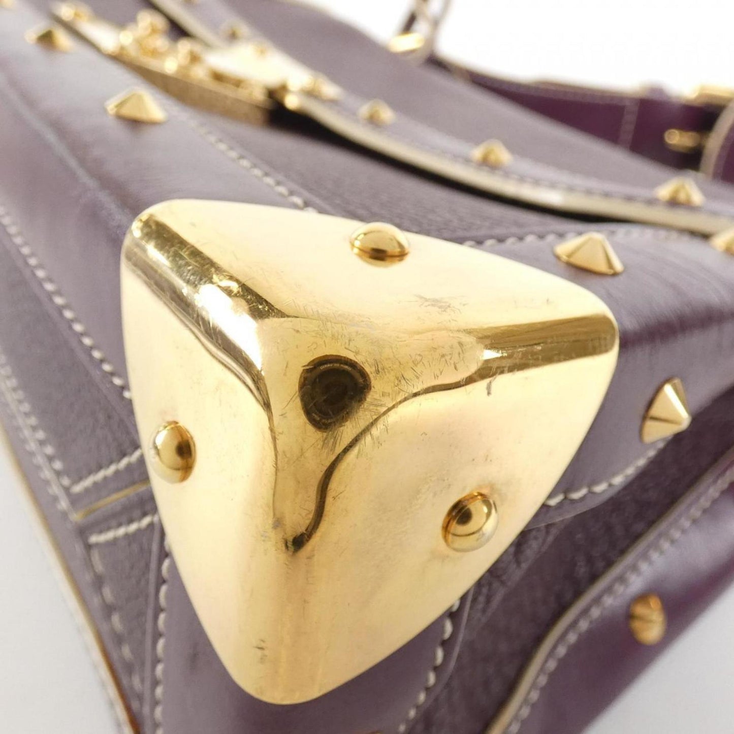 Louis Vuitton Le Talentueux, Purple, Leather, shoulder