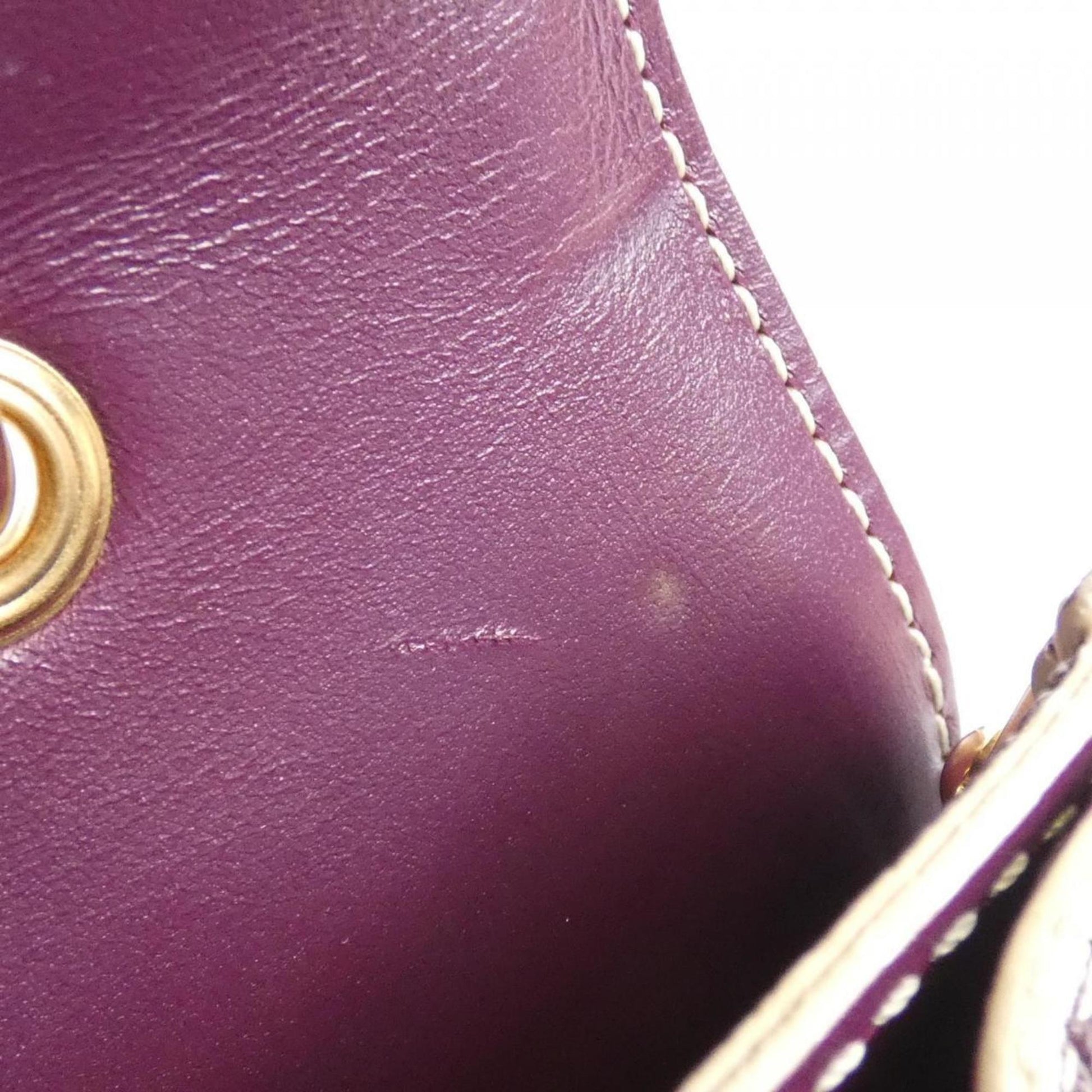 Louis Vuitton Le Talentueux, Purple, Leather, shoulder