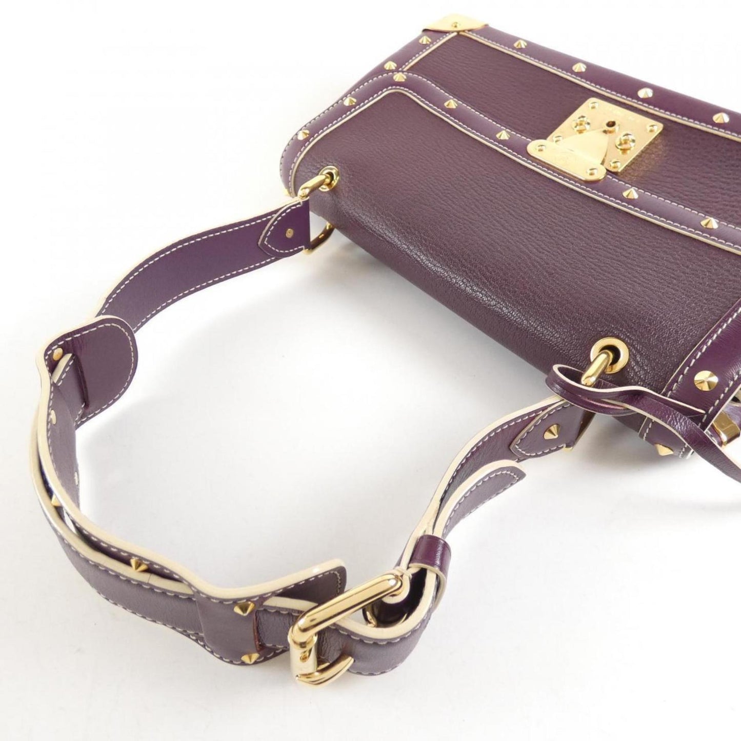Louis Vuitton Le Talentueux, Purple, Leather, shoulder