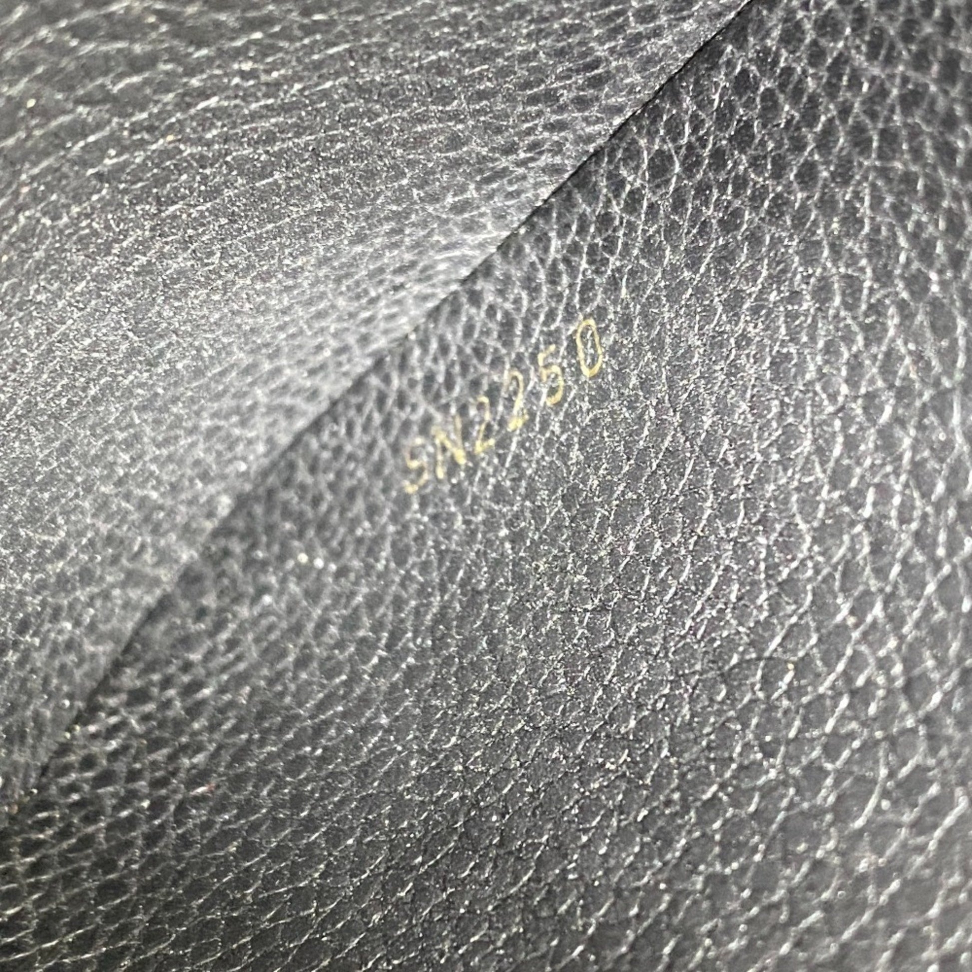 Louis Vuitton Trio, Black, Leather, clutch