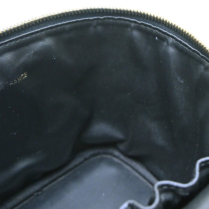 Chanel Vintage Timeless Cosmetic Case Caviar, Black, Leather, Handbag