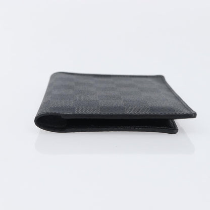 Louis Vuitton Passport Cover Damier Graphite, Gray, Canvas, Briefcase