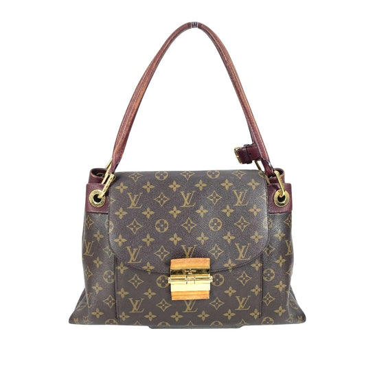 Louis Vuitton Olympe, Brown, Canvas, shoulder