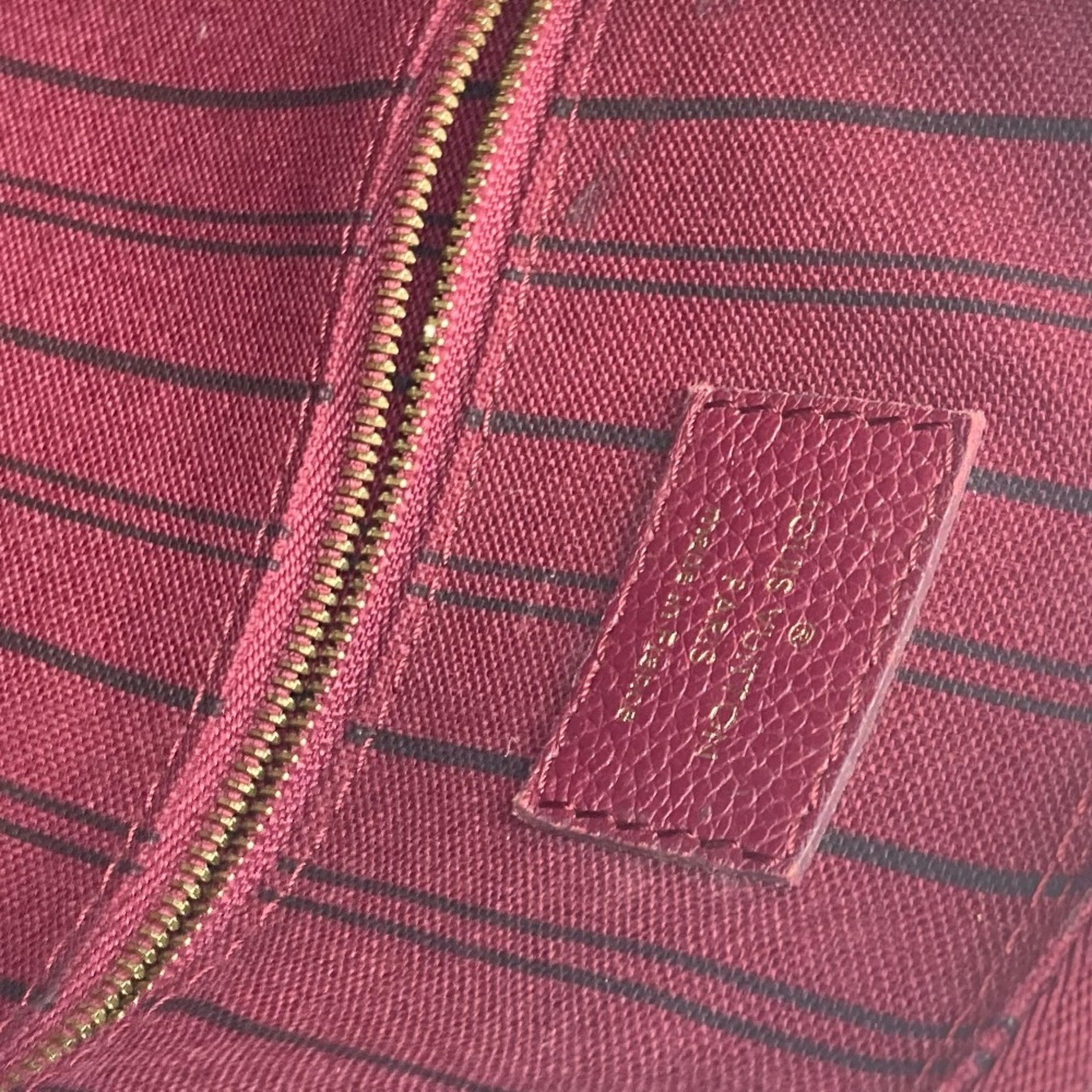 Louis Vuitton Speedy 30, Burgundy, Leather, handbag