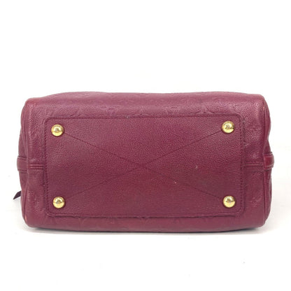 Louis Vuitton Speedy 30, Burgundy, Leather, handbag