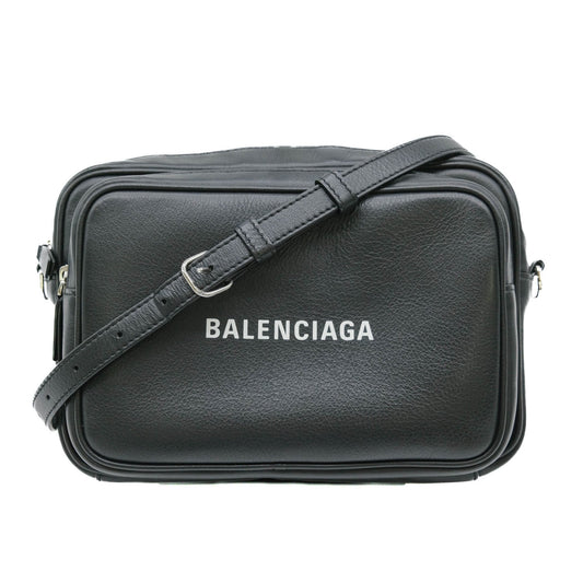 Balenciaga Everyday, Black, Leather, shoulder