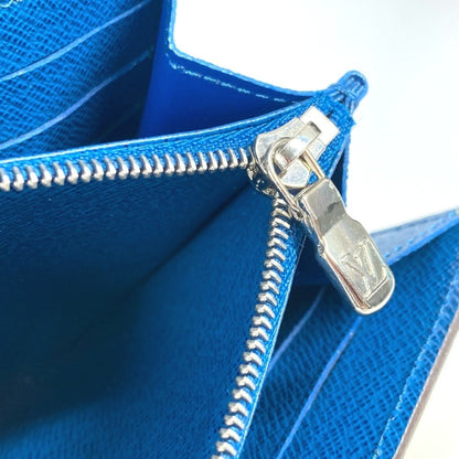 Louis Vuitton Portefeuille Sarah, Navy, Leather, wallet