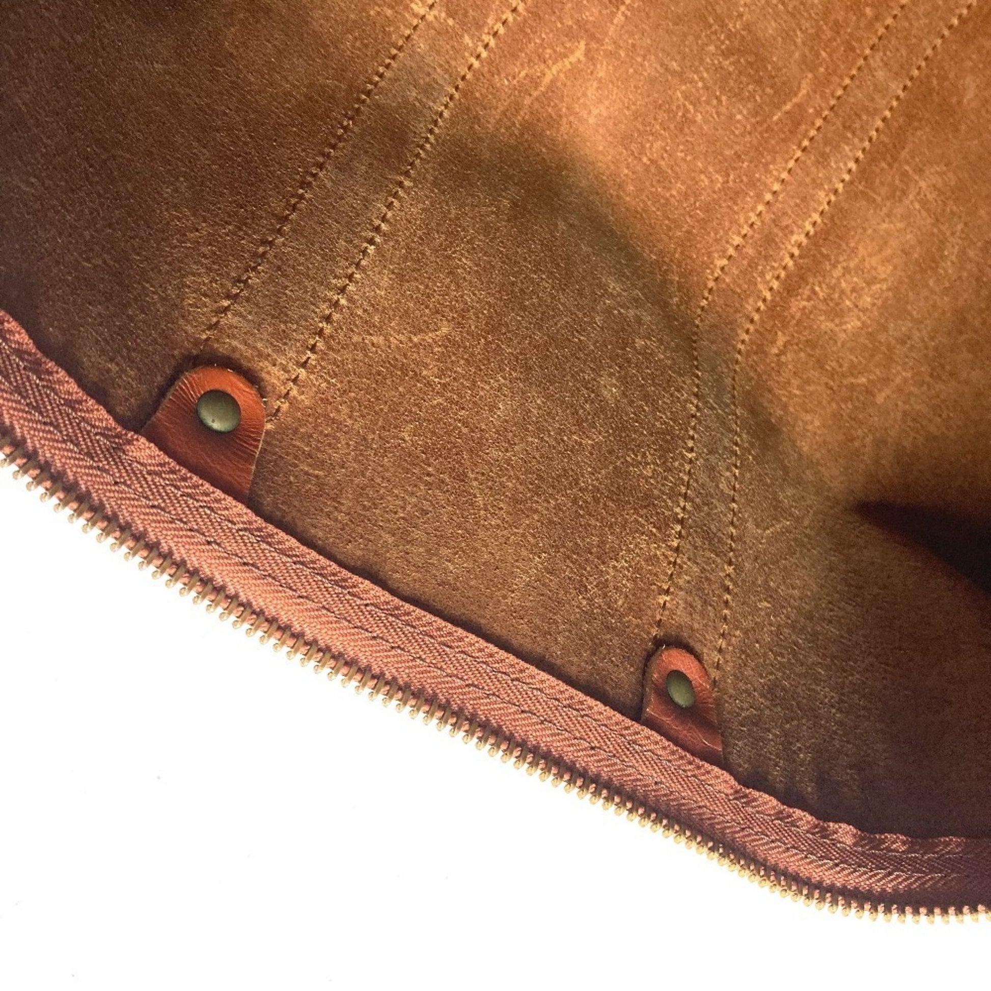 Louis Vuitton Keepall 50, Brown, Leather, travel