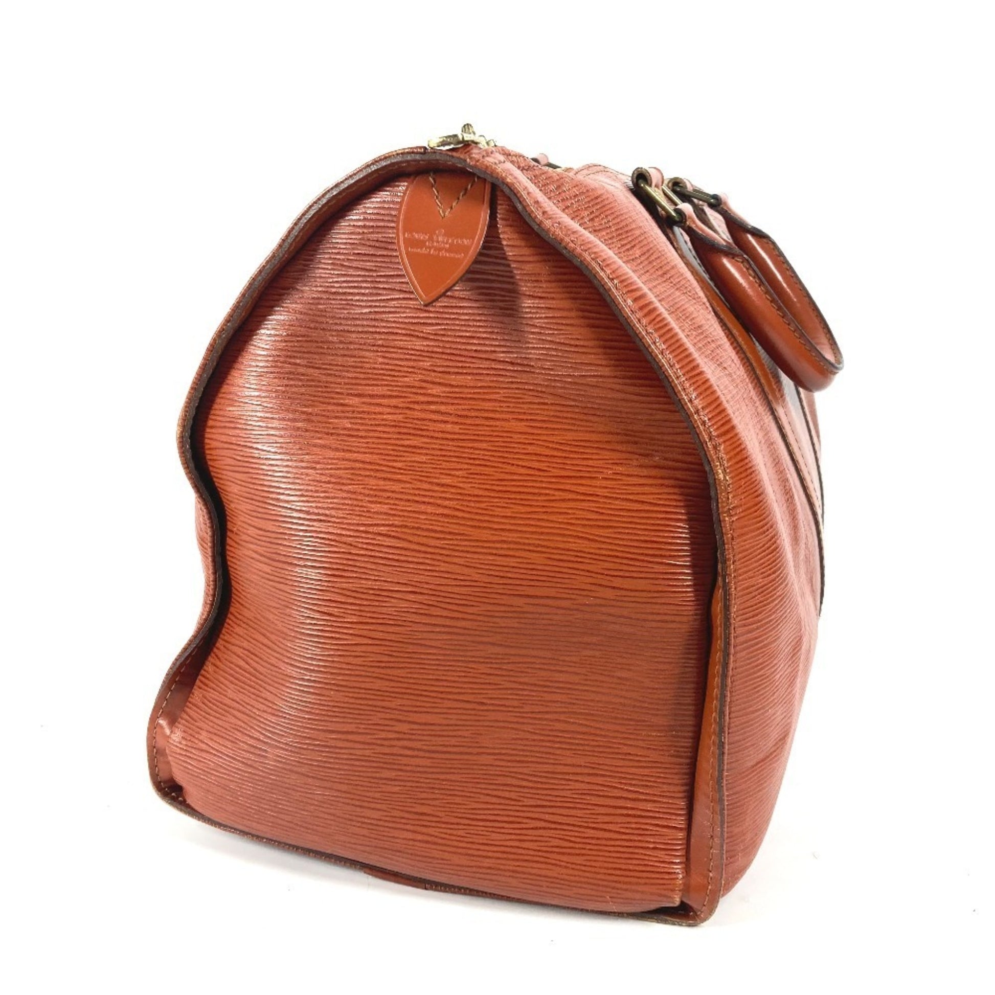 Louis Vuitton Keepall 50, Brown, Leather, travel