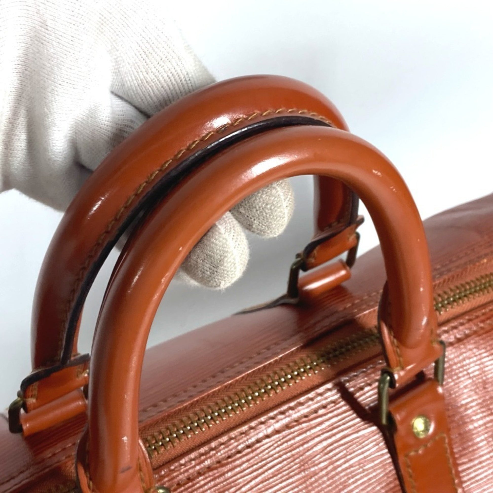 Louis Vuitton Keepall 50, Brown, Leather, travel