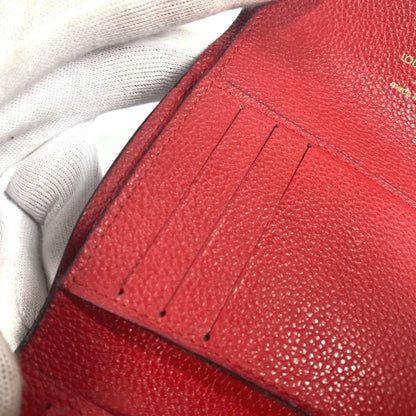 Louis Vuitton Pont Neuf, Red, Leather, wallet