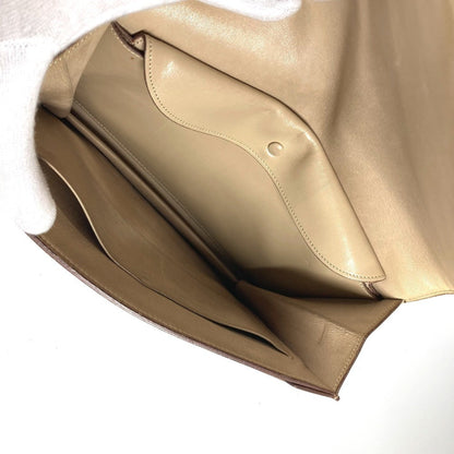 Hermès, Beige, Leather, clutch