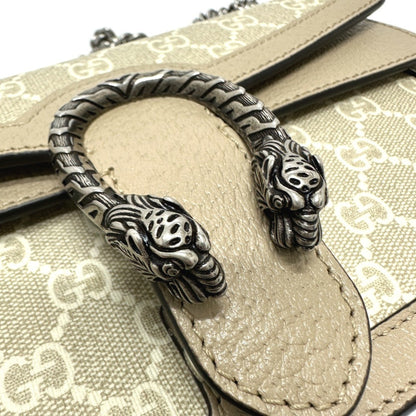 Gucci Dionysus, Beige, Canvas, shoulder
