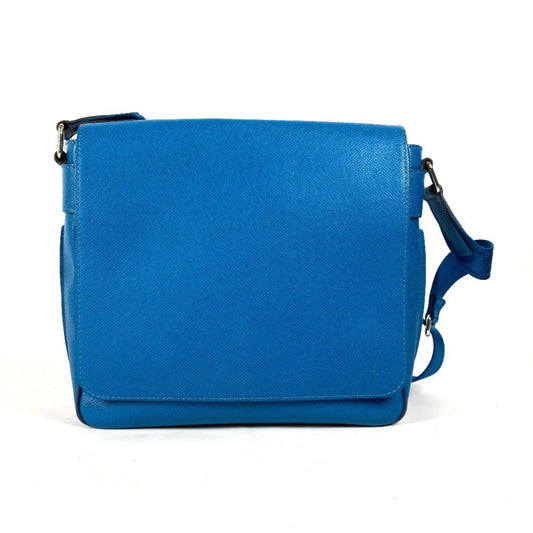 Louis Vuitton Roman, Blue, Leather, shoulder