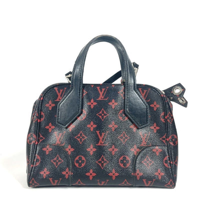 Louis Vuitton Dora, Black, Canvas, shoulder