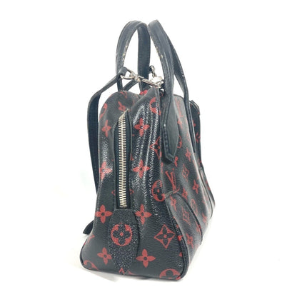 Louis Vuitton Dora, Black, Canvas, shoulder