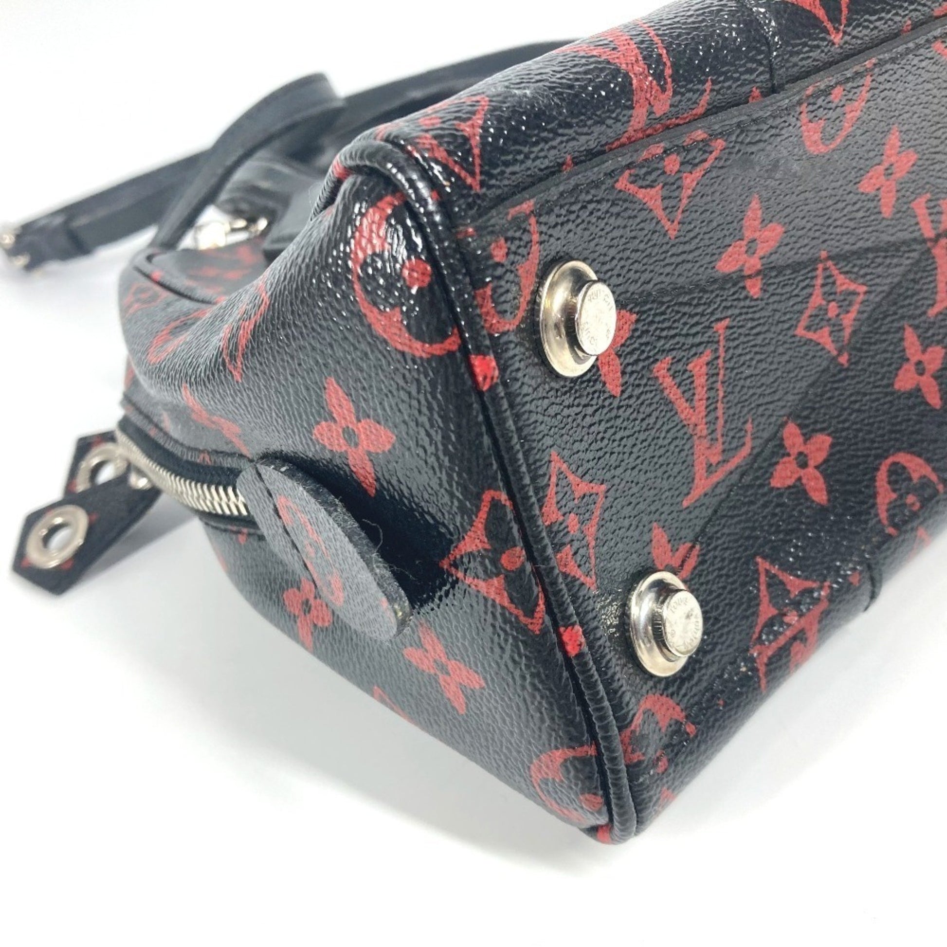 Louis Vuitton Dora, Black, Canvas, shoulder