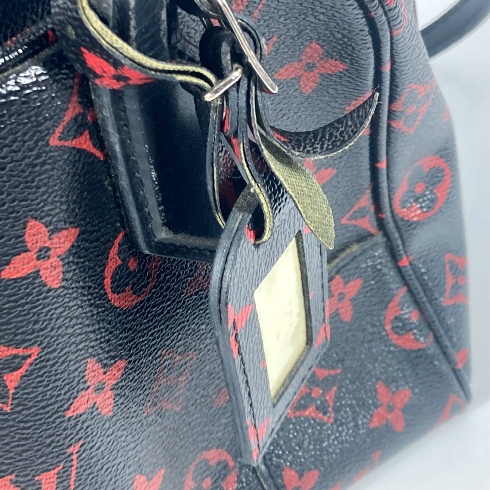 Louis Vuitton Dora, Black, Canvas, shoulder