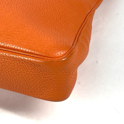 Hermès Massai, Orange, Leather, shoulder