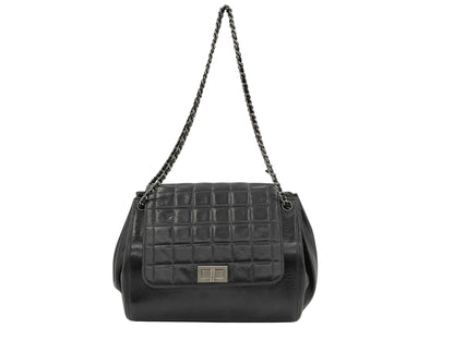 Chanel Matelassé, Black, Leather, travel