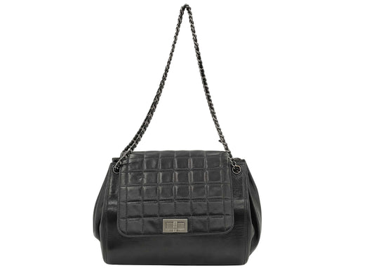 Chanel Matelassé, Black, Leather, travel