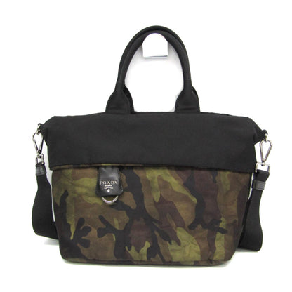 Prada Re-Nylon, Khaki, NYLON, handbag