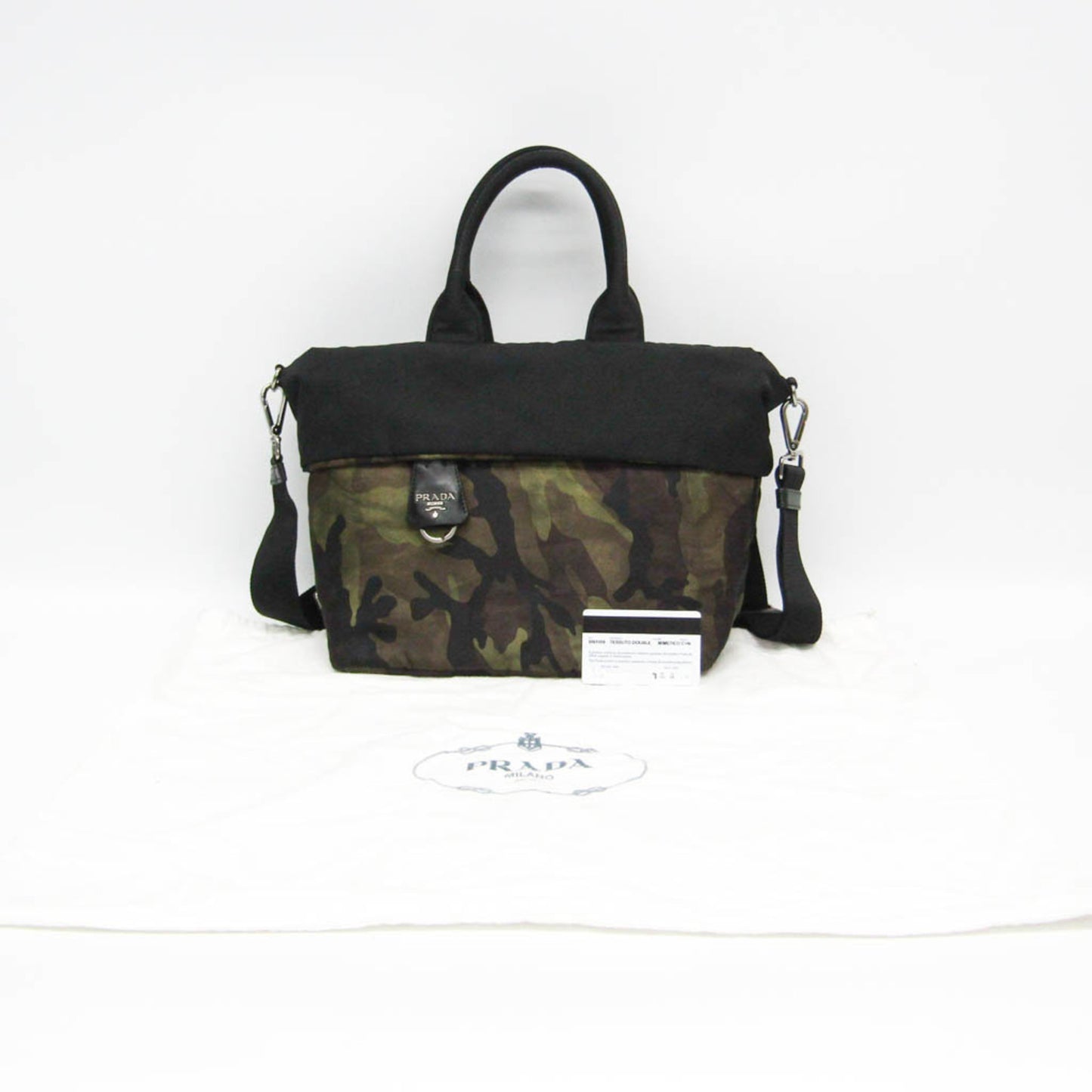 Prada Re-Nylon, Khaki, NYLON, handbag