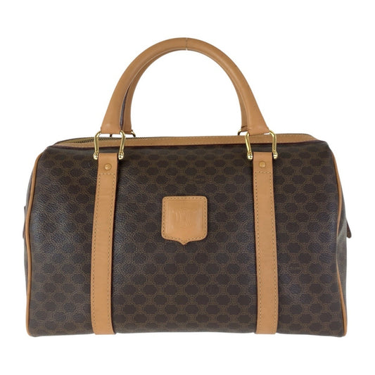 Céline Macadam, Brown, Canvas, handbag