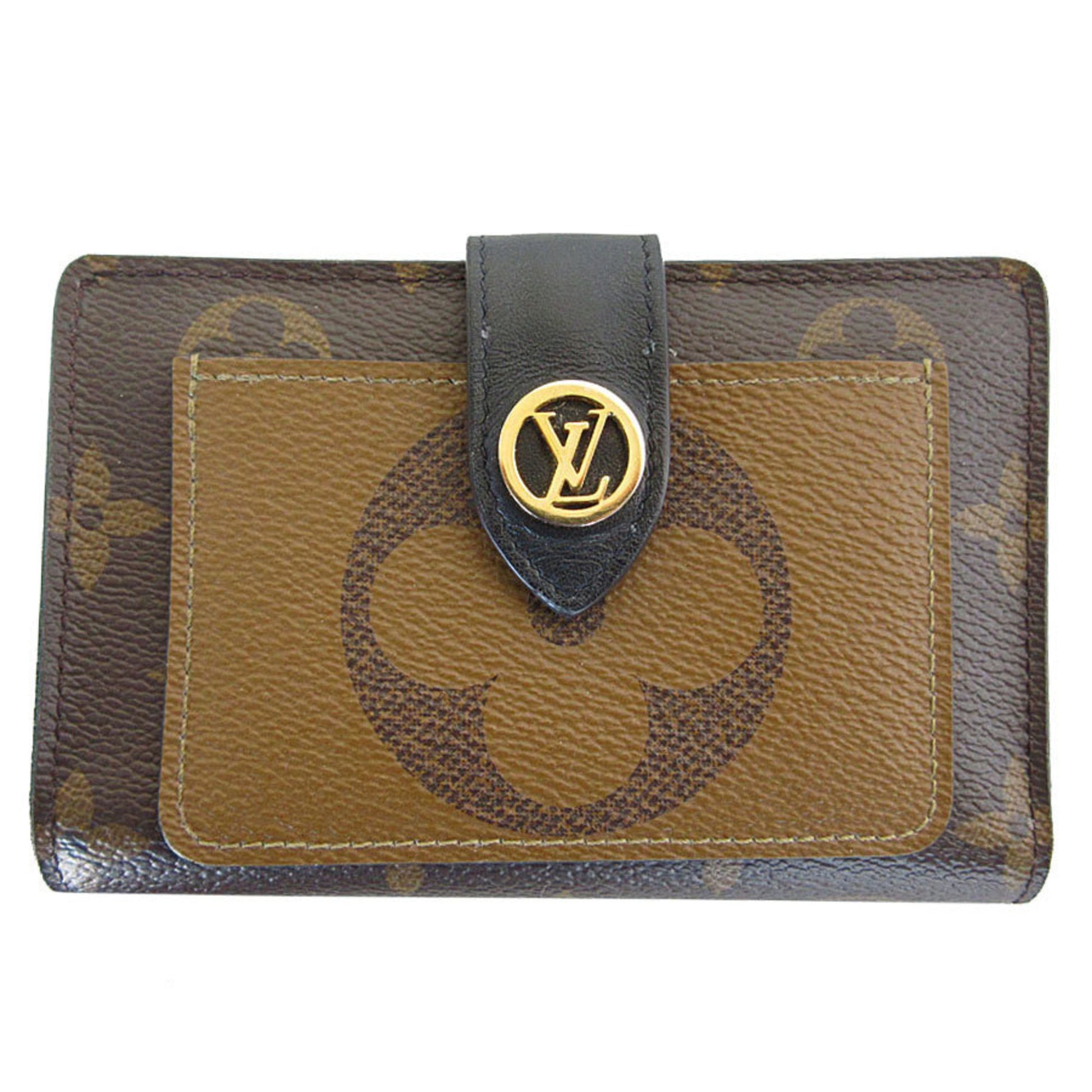 Louis Vuitton Juliette, Brown, Canvas, wallet