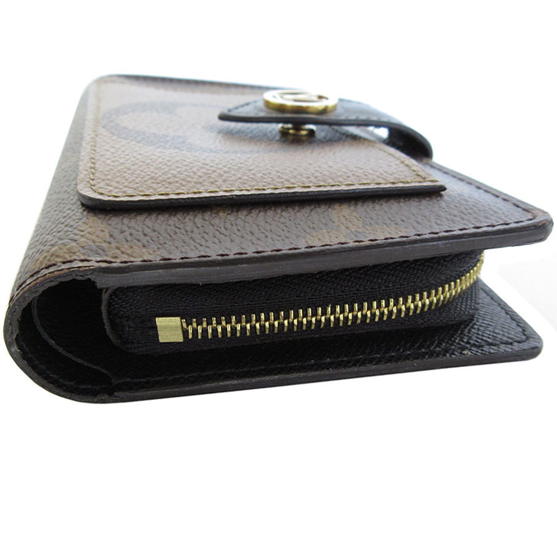 Louis Vuitton Juliette, Brown, Canvas, wallet