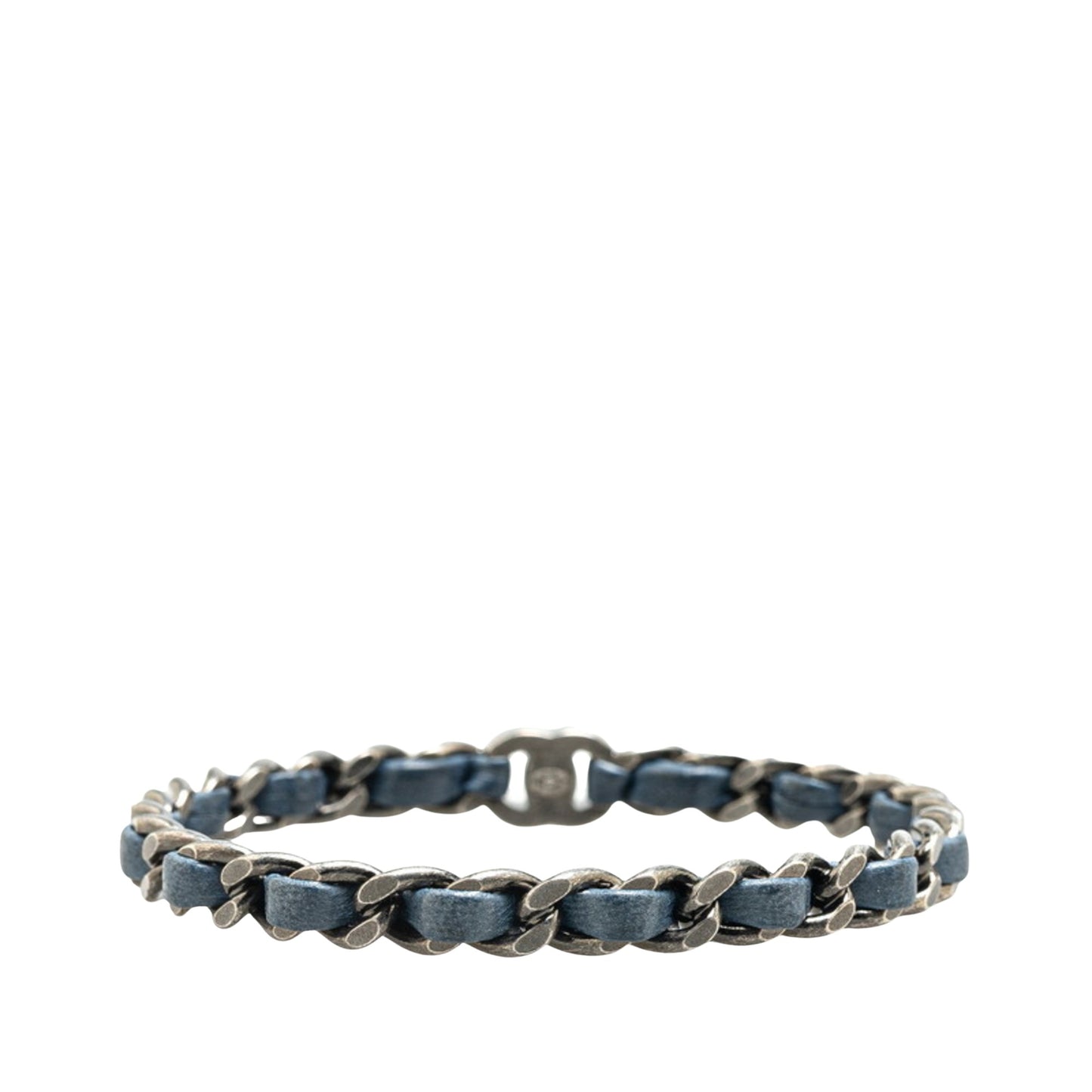 Chanel Coco Mark, Navy, Leather, bracelet