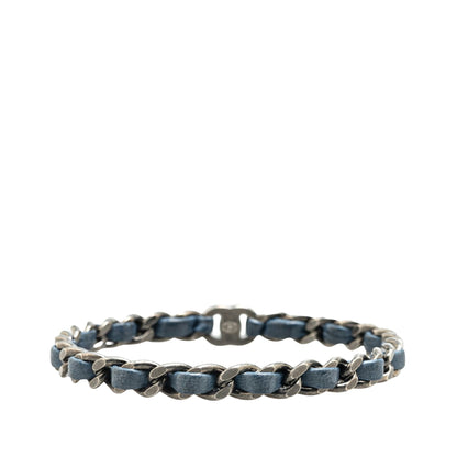 Chanel Coco Mark, Navy, Leather, bracelet