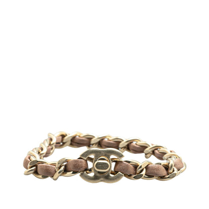 Chanel Coco Mark, Pink, Leather, bracelet