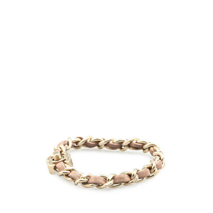 Chanel Coco Mark, Pink, Leather, bracelet