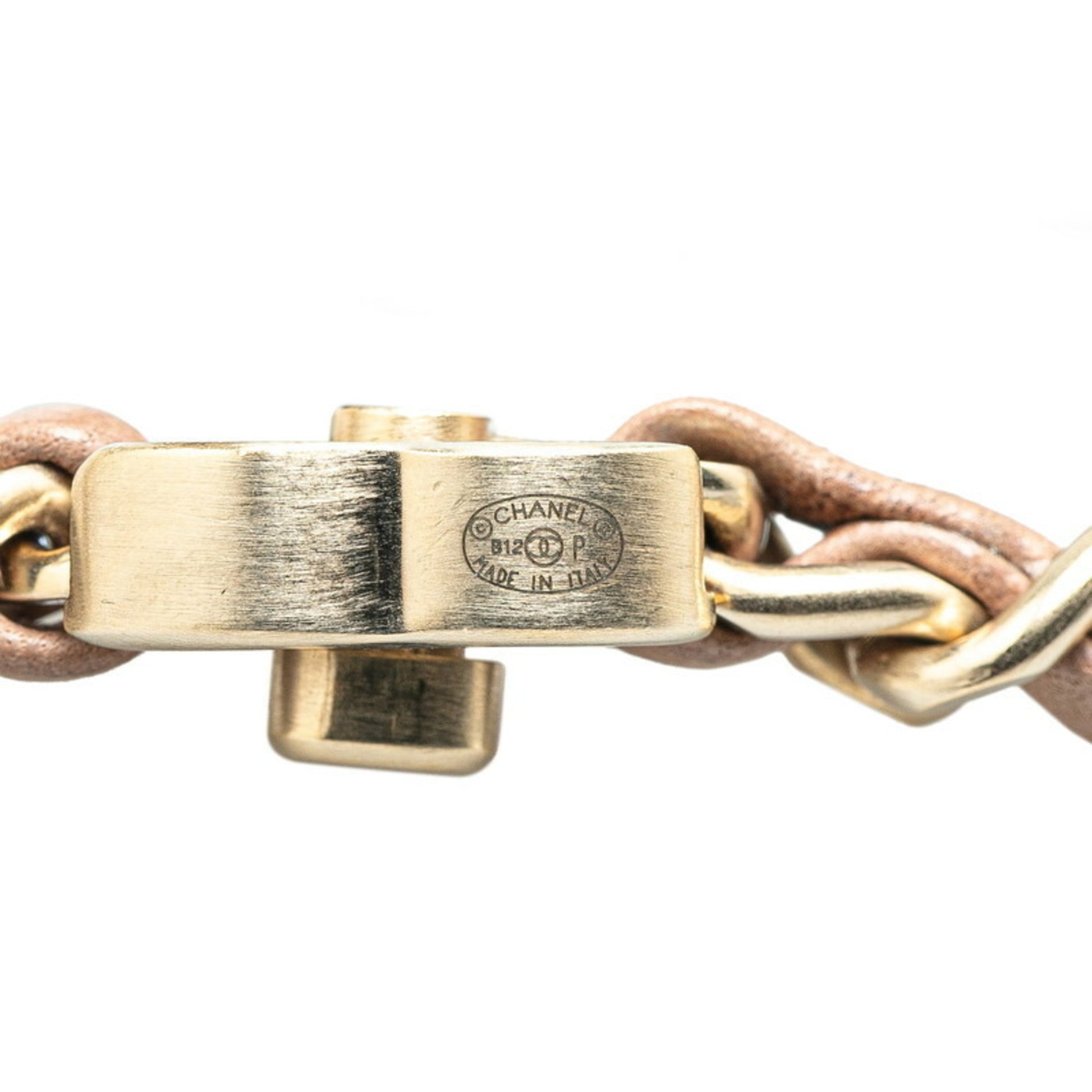 Chanel Coco Mark, Pink, Leather, bracelet