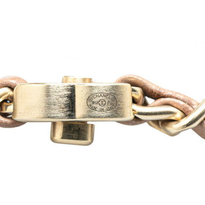 Chanel Coco Mark, Pink, Leather, bracelet