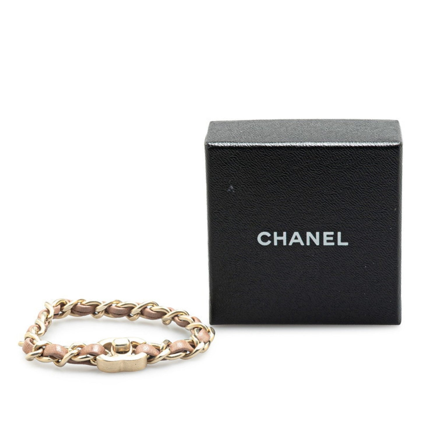 Chanel Coco Mark, Pink, Leather, bracelet