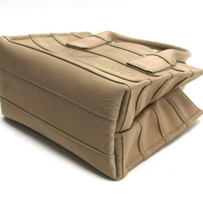 Salvatore Ferragamo, Beige, Canvas, tote