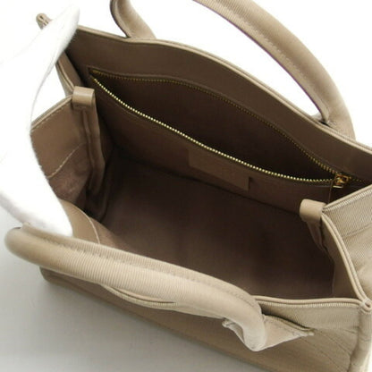 Salvatore Ferragamo, Beige, Canvas, tote
