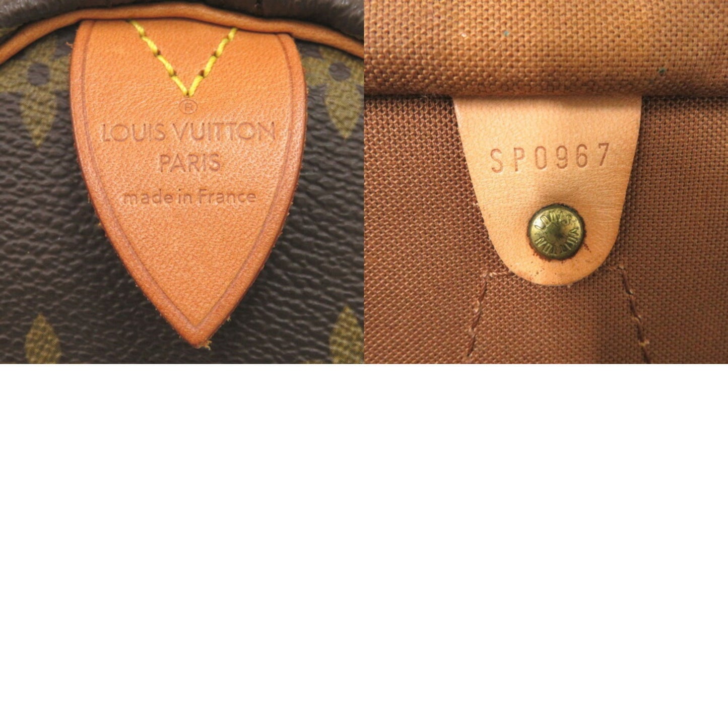 Louis Vuitton Speedy 40, Brown, Canvas, handbag