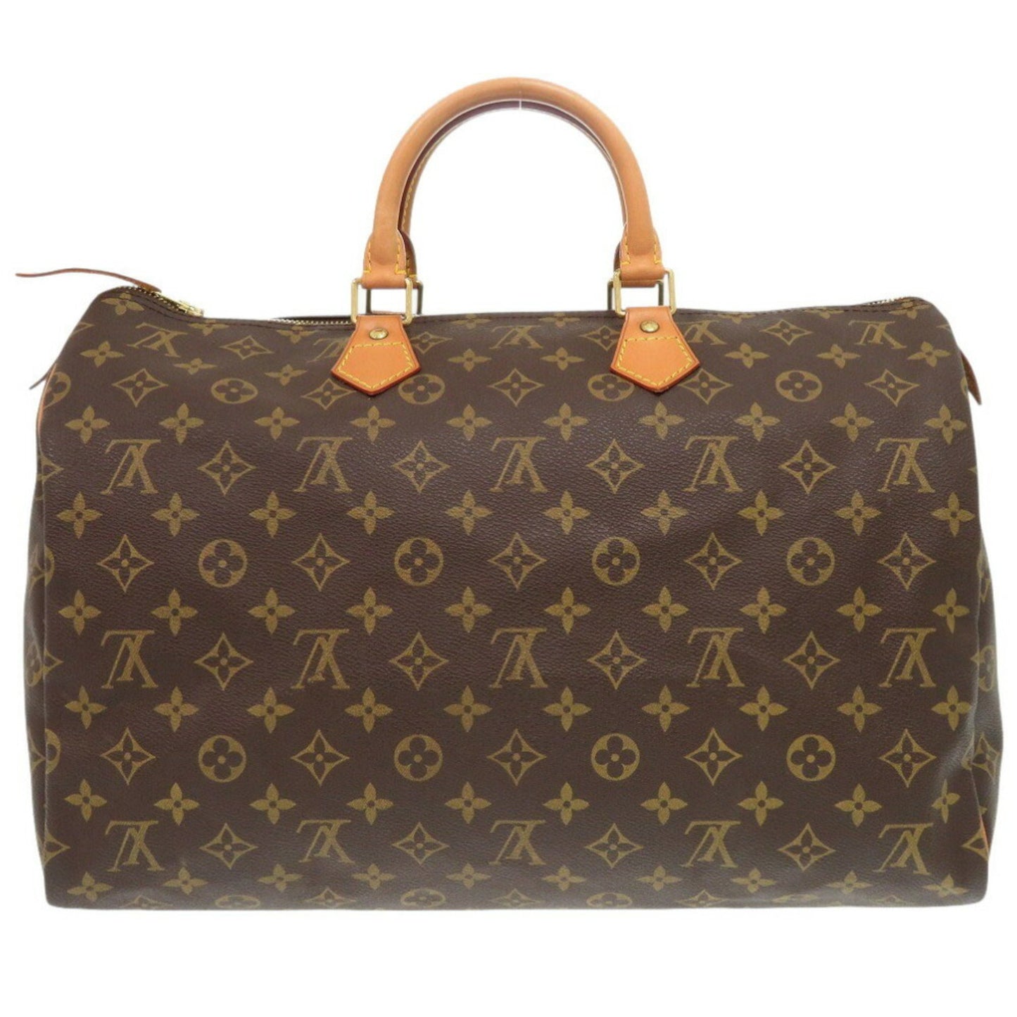 Louis Vuitton Speedy 40, Brown, Canvas, handbag