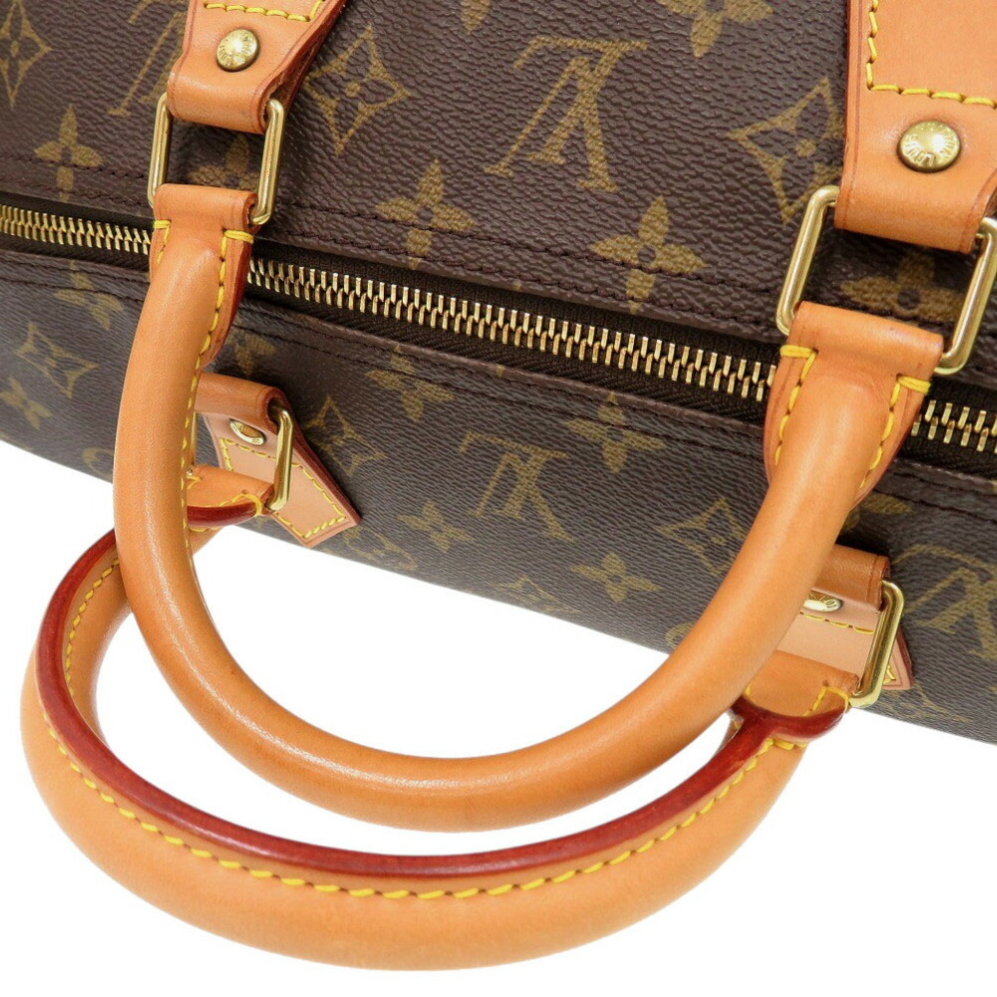 Louis Vuitton Speedy 40, Brown, Canvas, handbag
