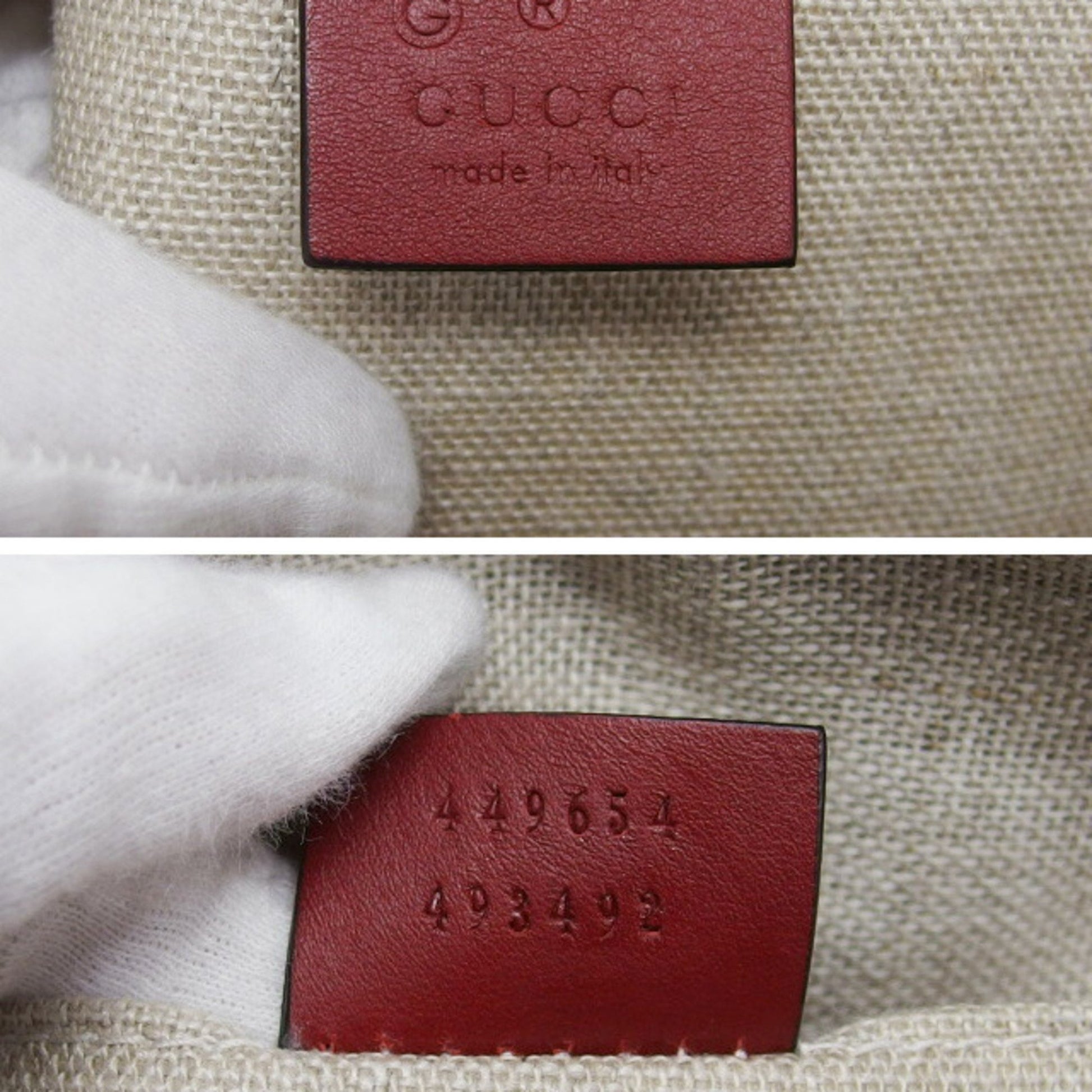 Gucci Dome, Red, Leather, shoulder