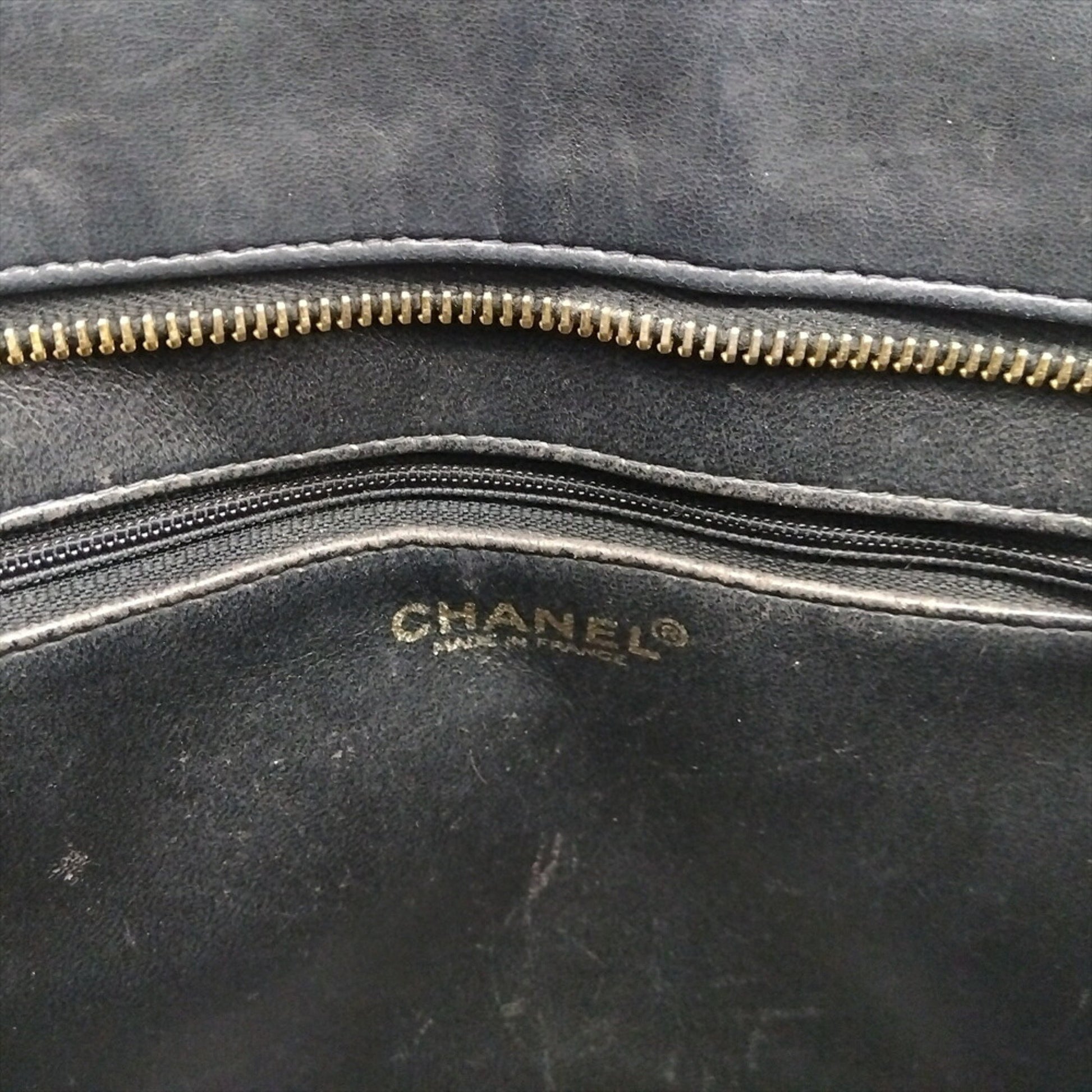 Chanel Medaillon, Black, Leather, handbag