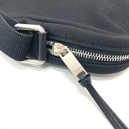Saint Laurent Rivington, Black, Canvas, shoulder