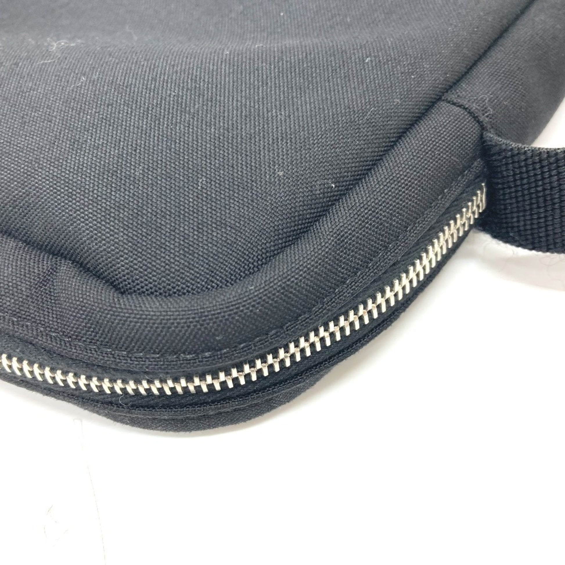 Saint Laurent Rivington, Black, Canvas, shoulder