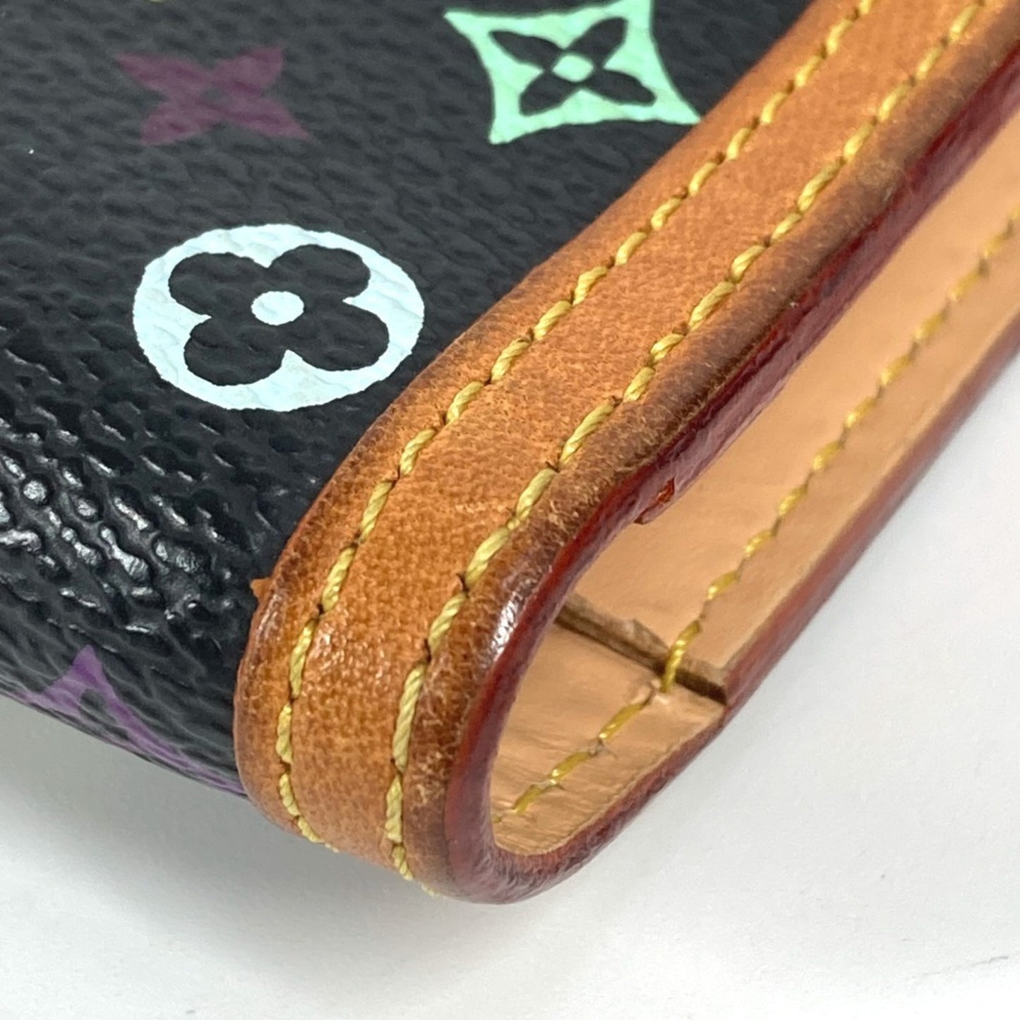 Louis Vuitton Porte tresor international, Black, Canvas, wallet