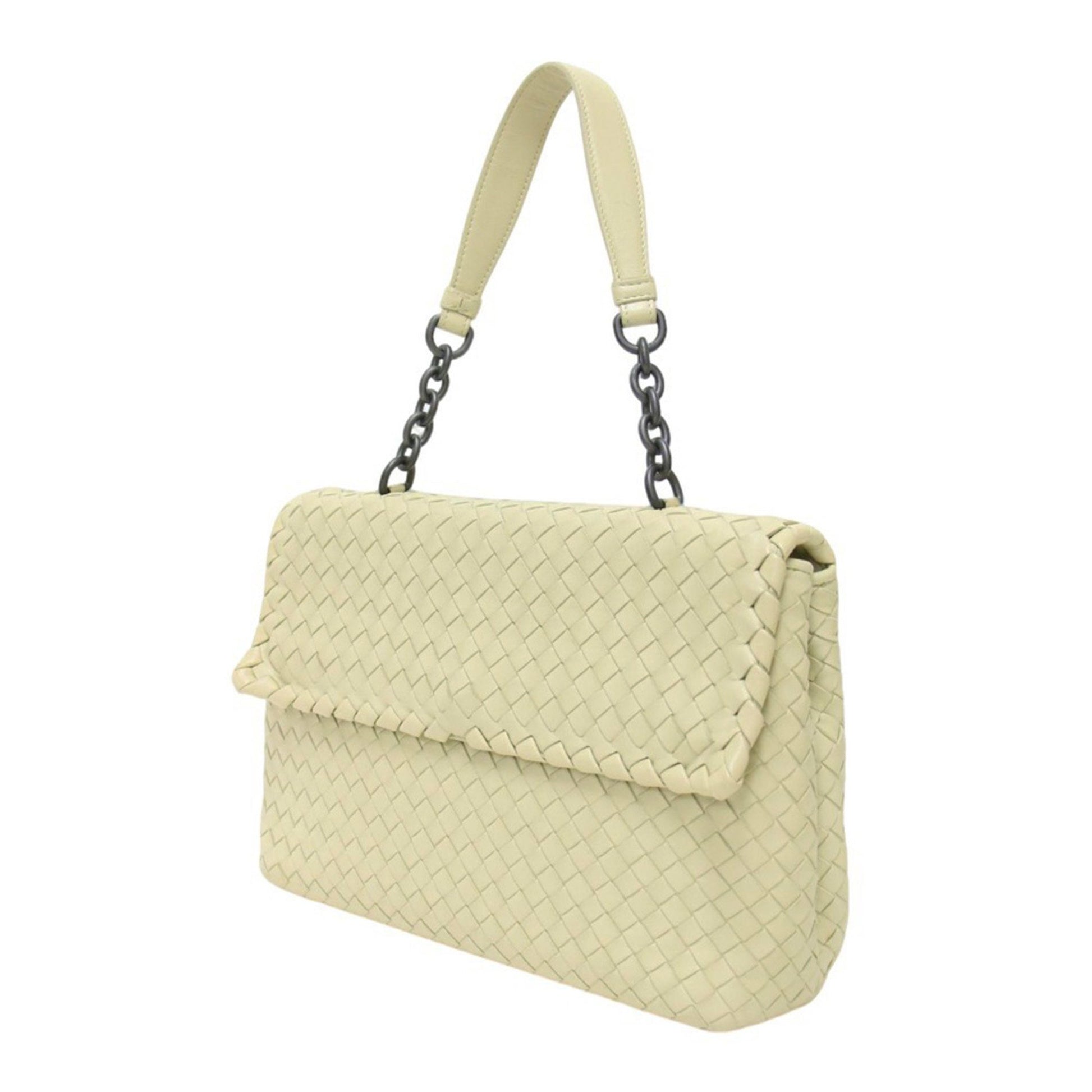 Bottega Veneta Olimpia, Beige, Leather, shoulder